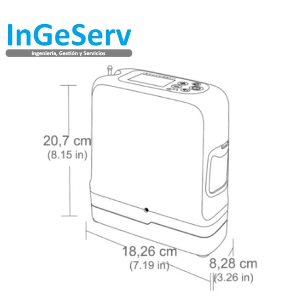 Concentrador de O2 Portatil Inogen Rove 6 - Imagen 5