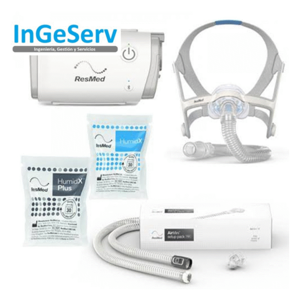 AutoCPAP ResMed AirMini + Kit Setup N20 + Máscara N20 - Imagen 5